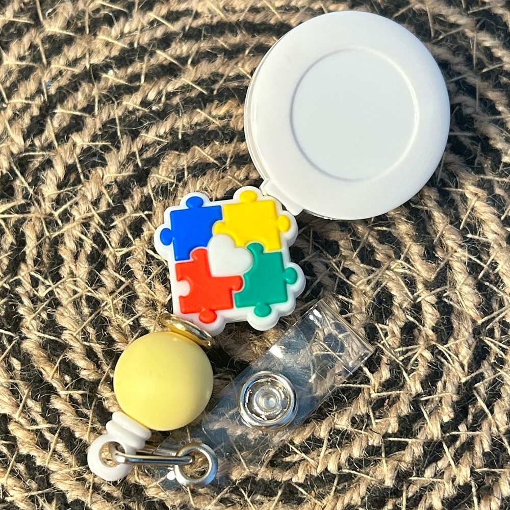 Autism Awareness Badge Reel